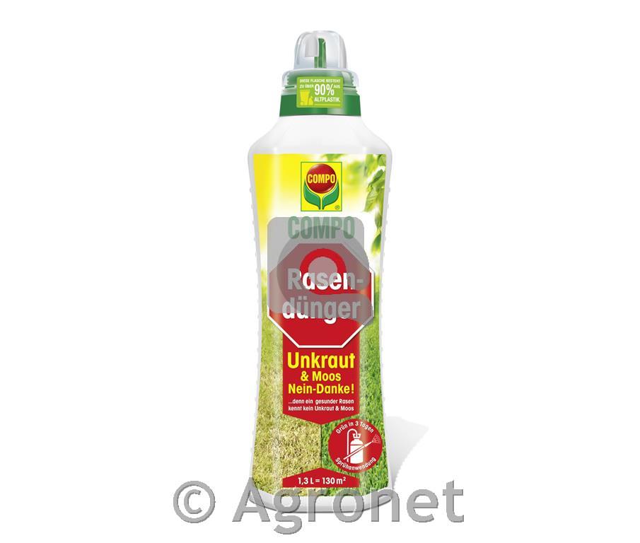 Gnojilo za trato proti plevelu in mahu, 1,3L COMPO