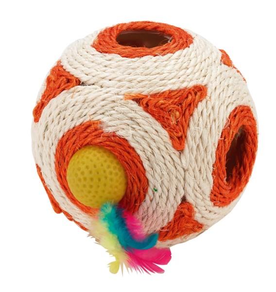 Kocka ropotulja vzmet žoga 12 cm