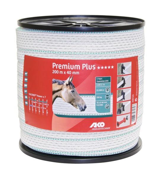 Trak PremiumPlus 40mm bel/zelen, 200m