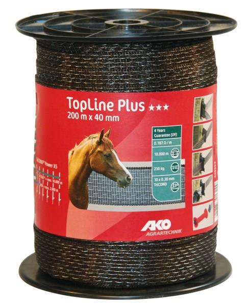 Trak TopLine Plus 20mm rjav, 200m