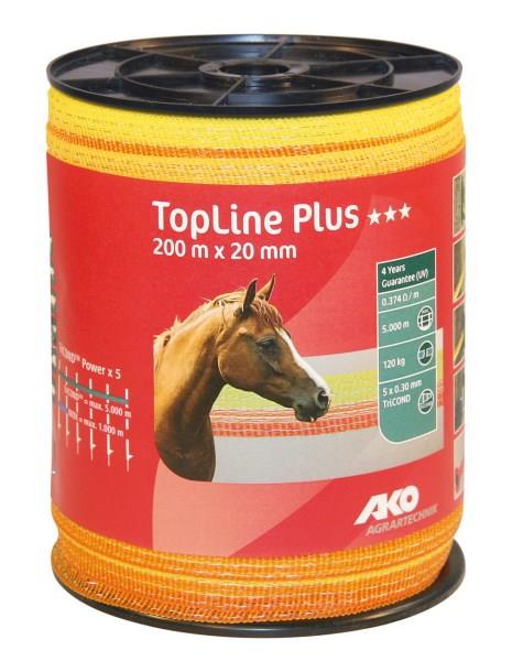 Trak TopLine Plus 20mm rum/oranž, 200m