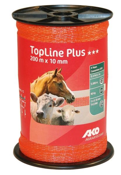 Trak TopLine Plus 10mm oranž, 200m