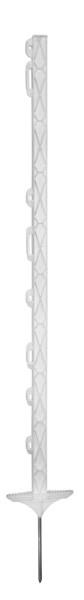 Palica dvojna Titan 110cm z 8 izolatorji bela, 5kos