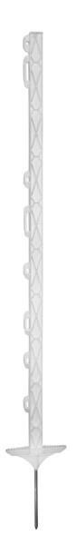 Palica dvojna Titan 157cm z 12 izolatorji bela, 5kos