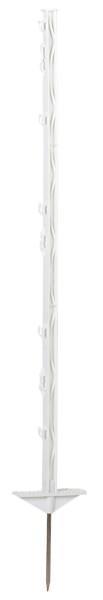 Plastični steber Basic 105 cm z 8 izolatorji bel, 5kos