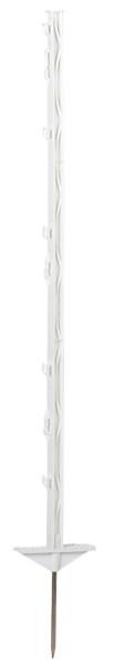 Palica Eco 70cm z 5 izolatorji bela, 5kos