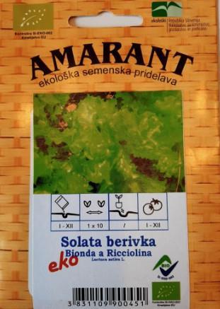 Solata eko berivka bionda a riccolina