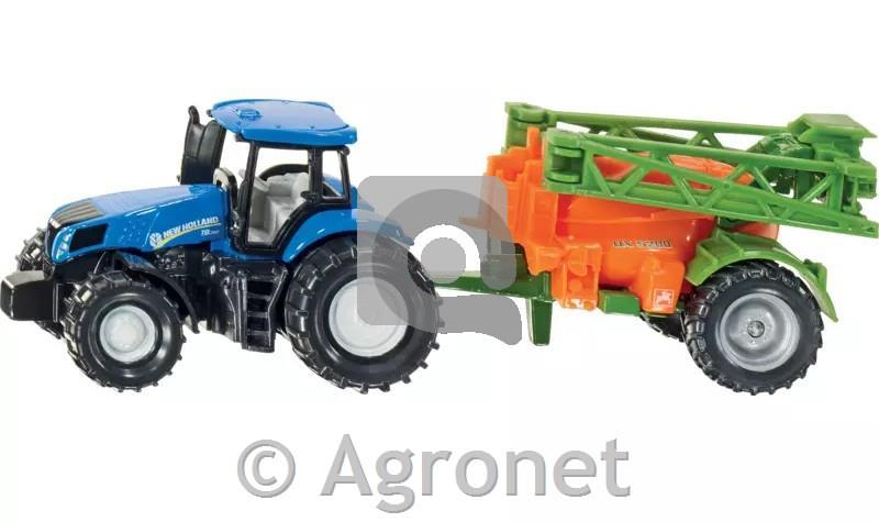 Traktor New Holland s škropilnico