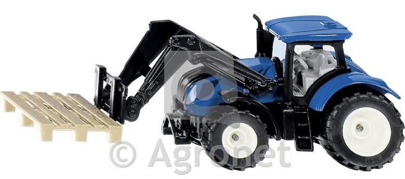 Traktor New Holland s sprednjim nakladalcem