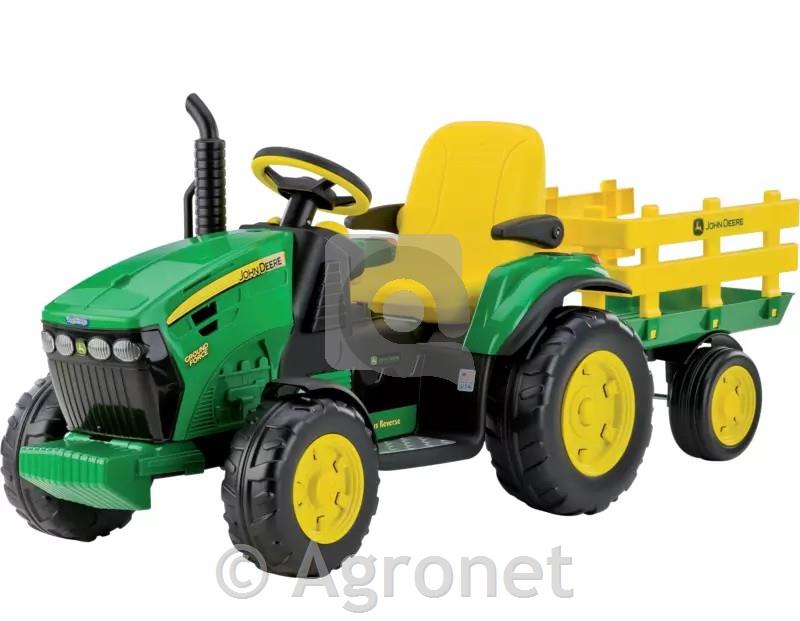 Traktor John Deere s prikolico