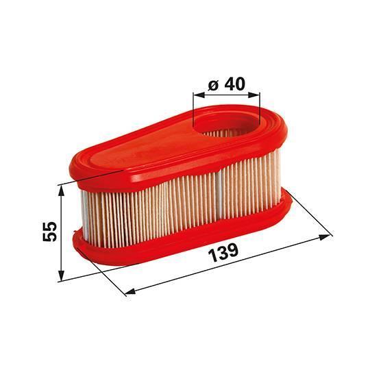 Filter zraka ovalni B&S