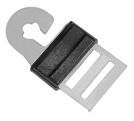 Vez za vrata za trak Litzclip inox - 20mm 4kos/pak