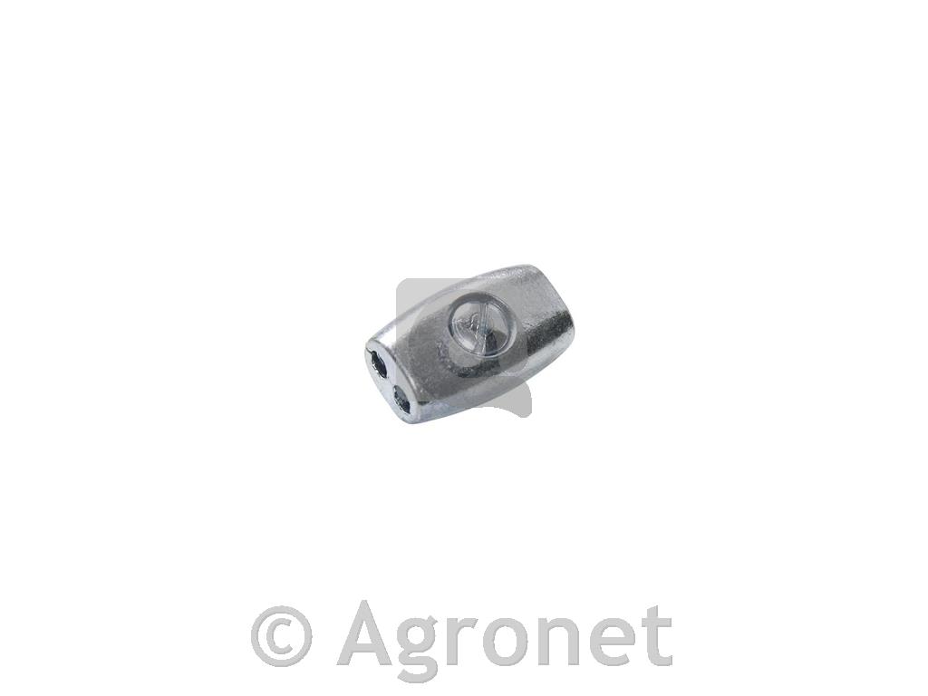 Spojka za vrvi in pletenice 2,5mm (5kos)