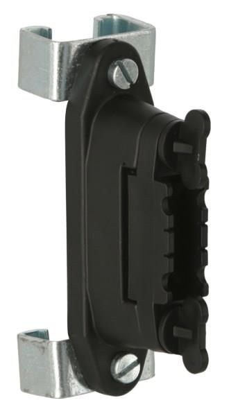 Komplet izolatorjev T-post (4×izolator za trak, 8×sponka)