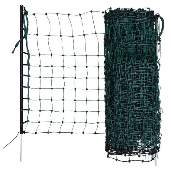 Mreža za zajce (enojna konica) zelena 65cm, 50m