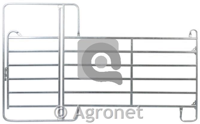 Vratni element ograde cinkan 2,2 / 1,6 × 3,6m