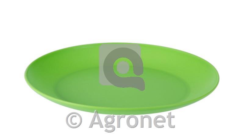 PVC zelen plitvi krožnik 23,5 cm