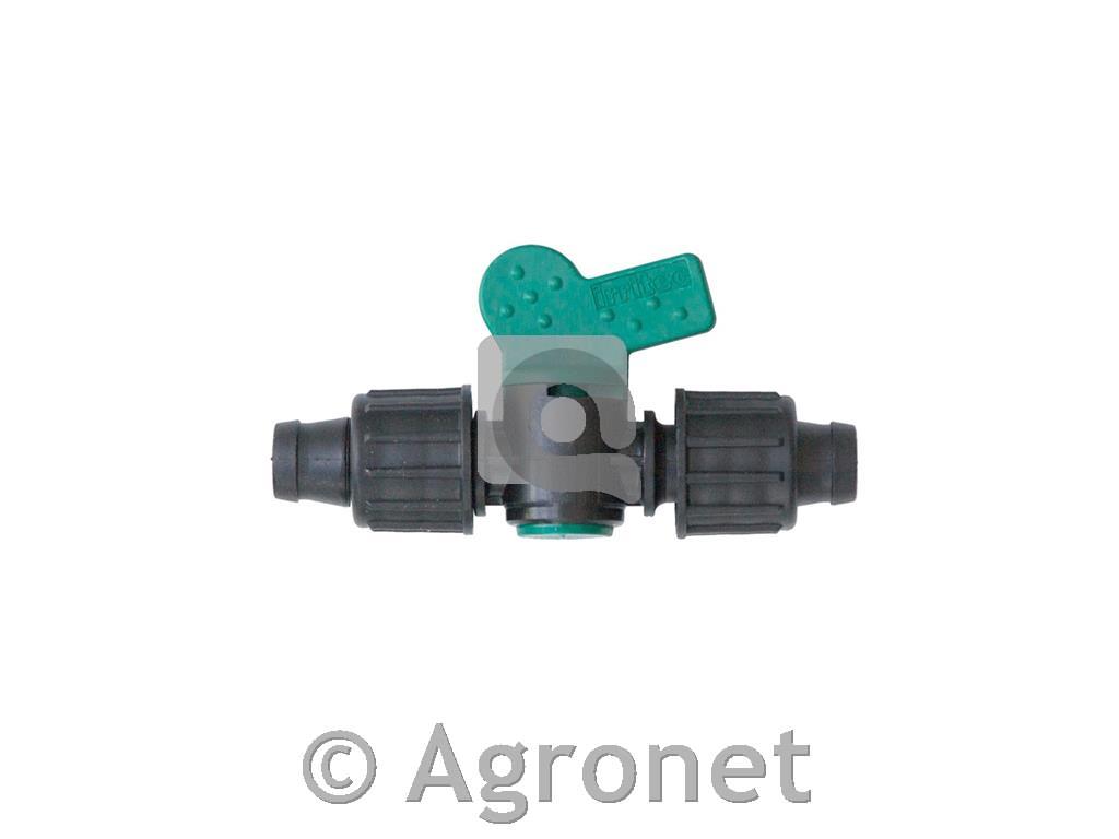 Tape spoj z ventilom za enoletni kapljični trak, 16x16mm