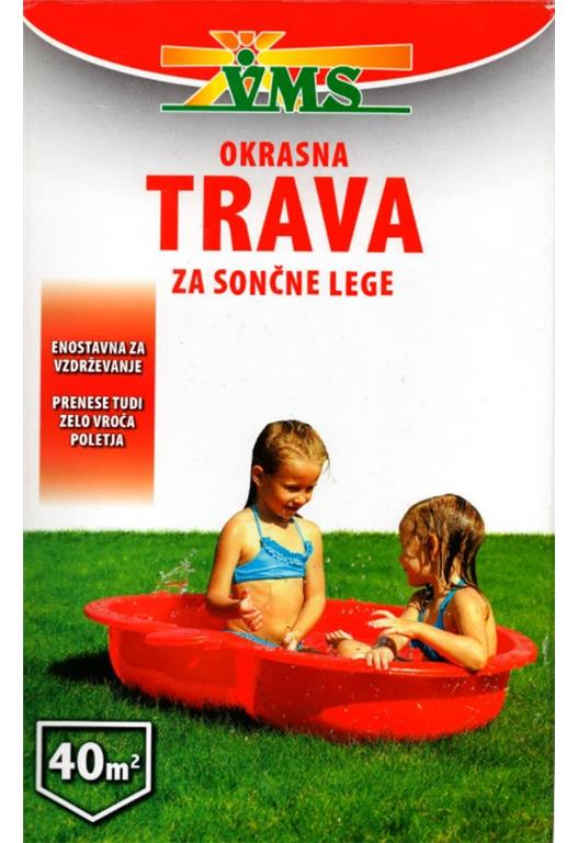 Okrasna travna mešanica za sončne lege, 1kg
