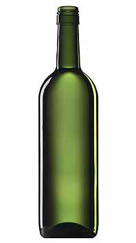Steklenica Bordeaux BVS 30 750 ml olivna