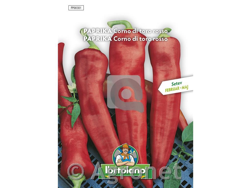 Paprika Corno di toro rosso, 2 g