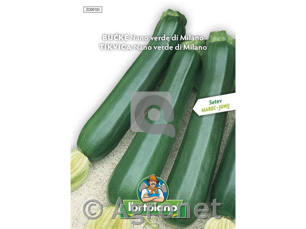 Bučke Nano verde di Milano, 5g