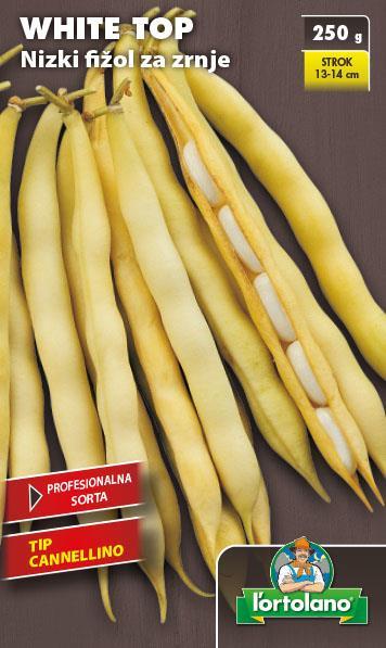 Fižol nizki za zrnje White Top 250g