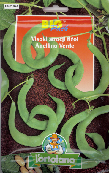 Visoki stročji fižol Anellino Verde 70g