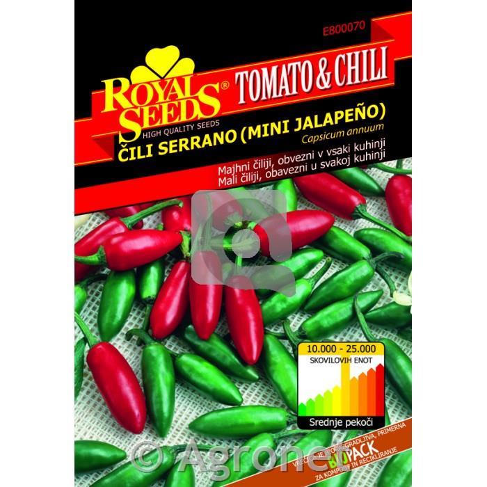 Čili Serrano (Mini Jalapeno)