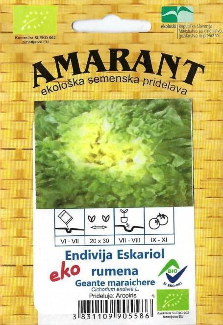 Endivija Eskariol rumena EKO 1g