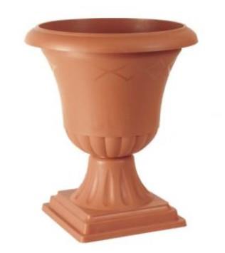 Vaza PVC visoka pecljata Atena 385×485 terakota