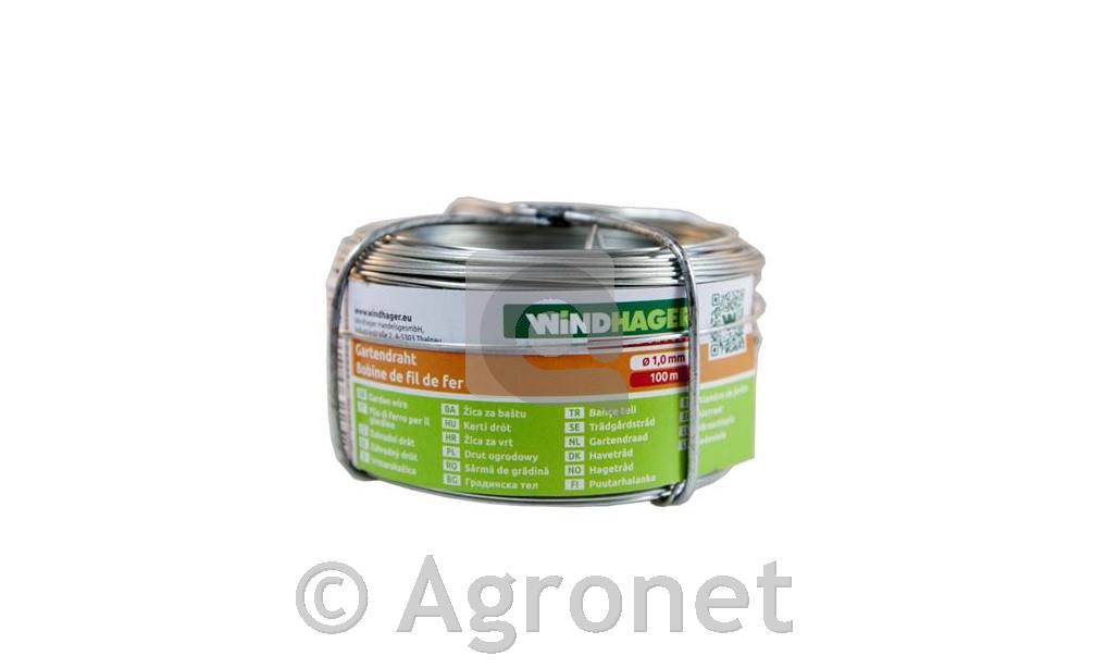 Windhager vrtna žica pocinkana 1mm x 100m