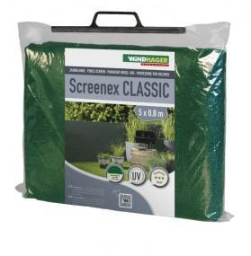 Balkonska ograja Screenex clasic 25 x 1,2m, zelena