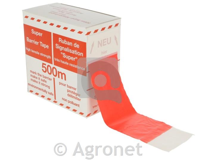 Trak za označevanje rdeč-bel 80mm x 100m