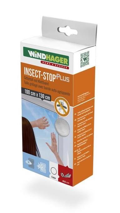 Windhager komarnik za okno Plus 1 x 1,3m, bel