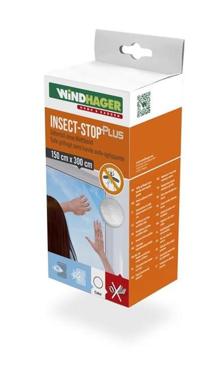 Windhager komarnik za okno Plus 1,5 x 3m, bel