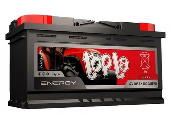Akumulator 105Ah, 12V 1000A TOPLA Energy Traktor, D+
