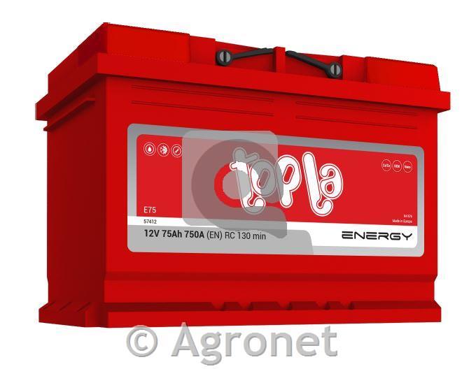 Akumulator Topla Energy 12V 75 Ah 750A