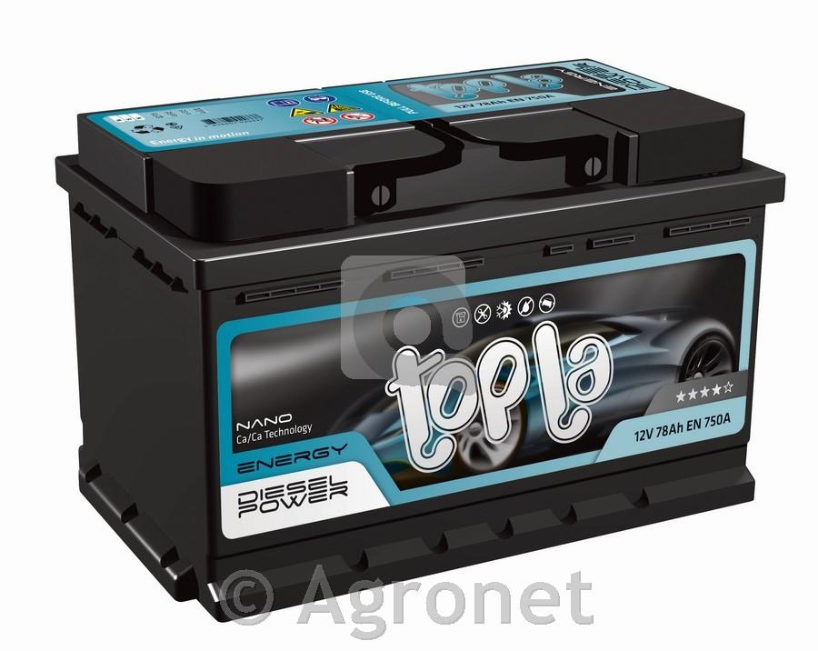 Akumulator DIESEL POWER 12V 80AH TOPLA