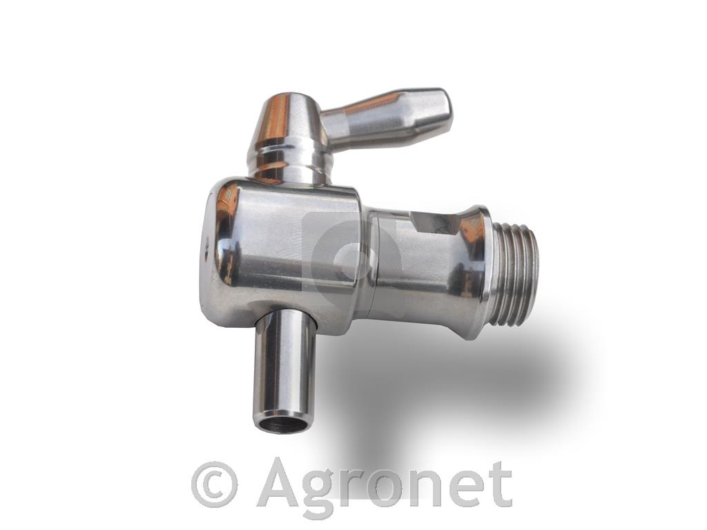 Inox kroglična pipa 1/2 L 65