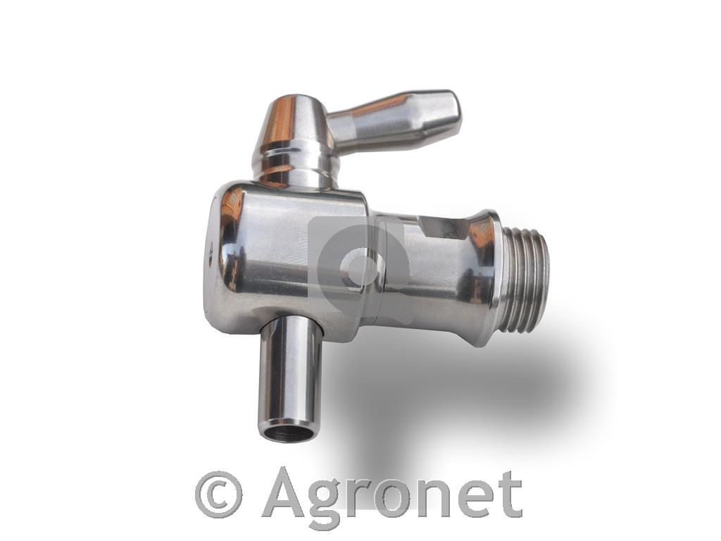Inox kroglična pipa 3/8 L 65