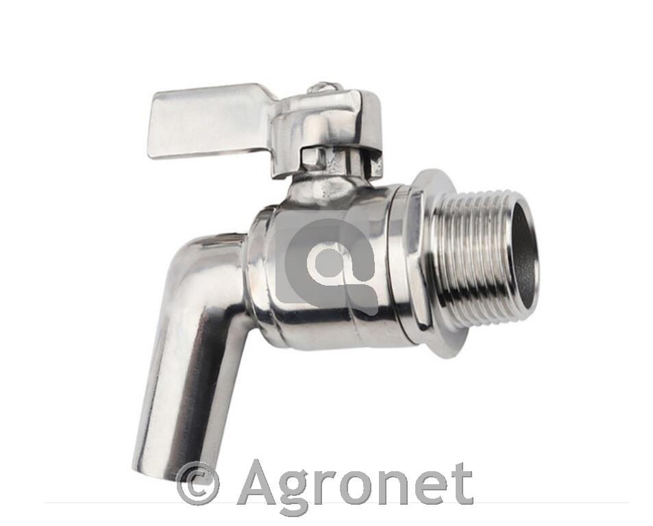 Pipa krogljična INOX 1/2" (AISI 304)