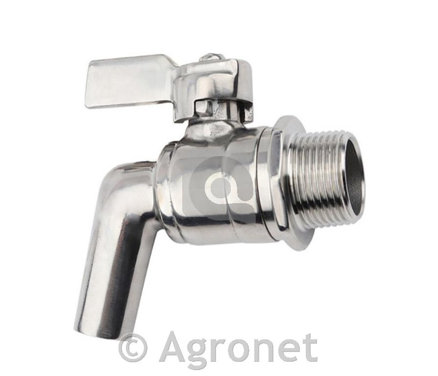 Pipa krogljična INOX 3/8" (AISI 304)