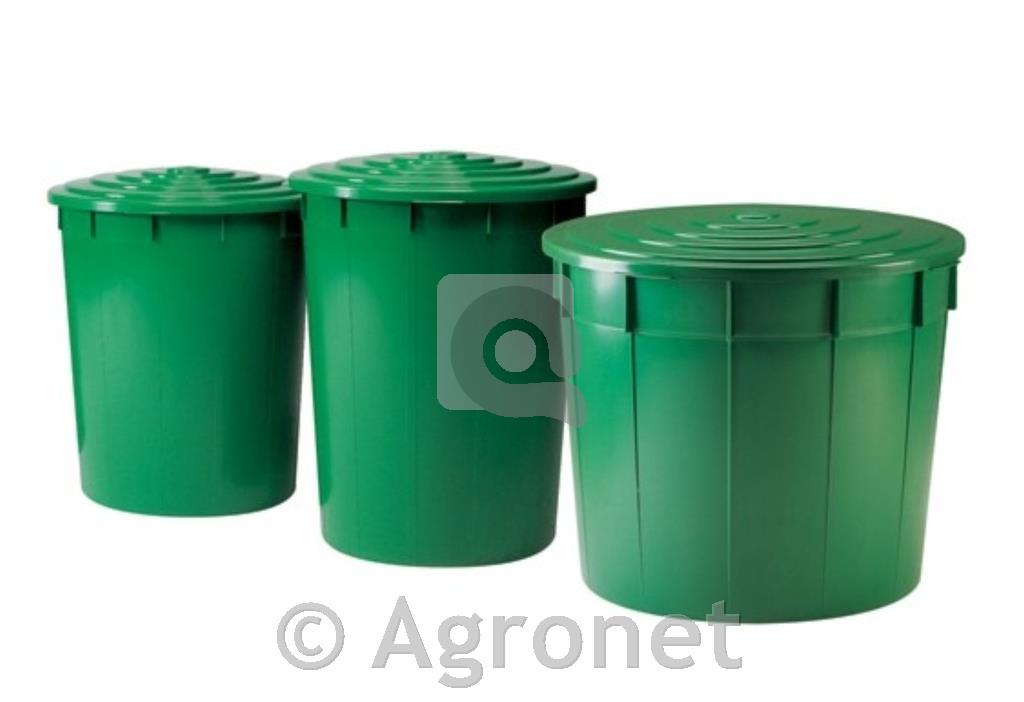 Kad za deževnico s pokrovom in pipo 500 L