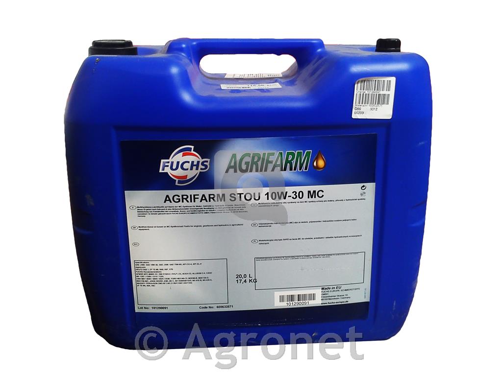 Agrifarm stou 10W30 MC 20 L