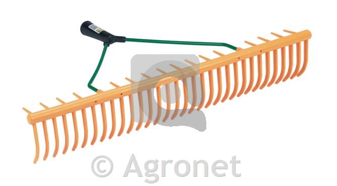 Plastične obojestranske travne grablje, 64cm