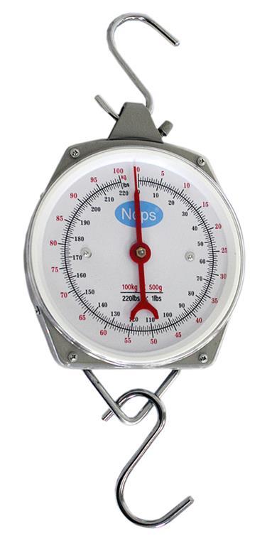 Viseča potezna vzmetna tehtnica 25 kg