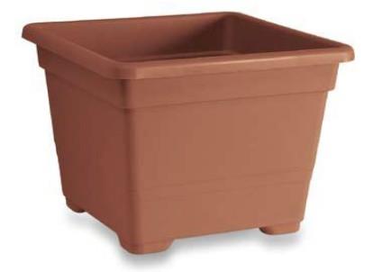 Kvadratni PVC cvetlični lonec 18×18