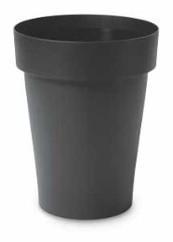 Lonec Melrose okrogel, visok, 40 cm, antracit
