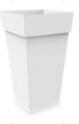 Lonec Melrose (40 x 40 x 65 cm), bel